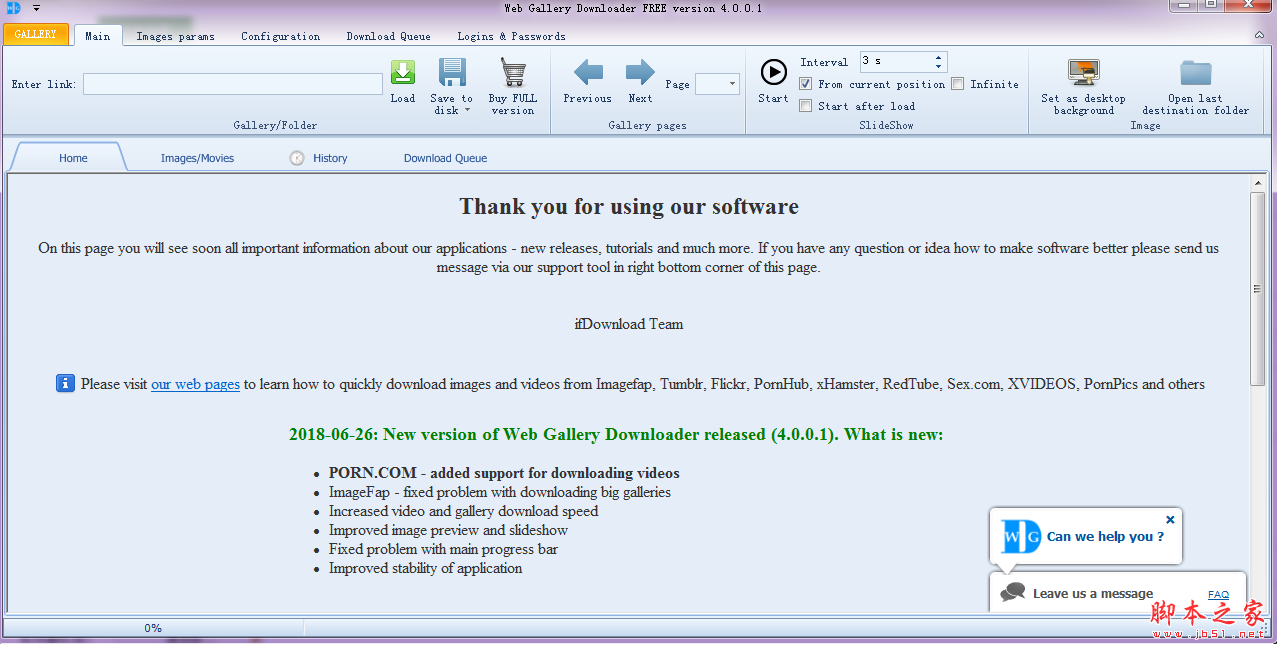 Web Gallery Downloader(图库网站图片抓取工具) v4.0.0.1 免费绿色版