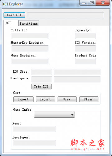 XCI Explorer(XCI文件查看器) v1.0 绿色免费版