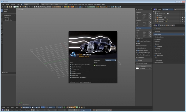 Bforartists(多功能3D建模套装)for mac 2018 v1.0 苹果电脑版