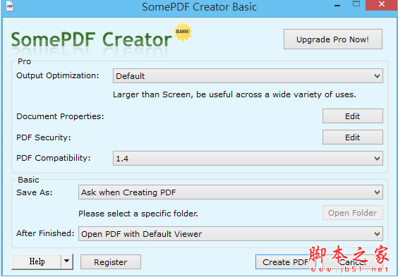 SomePDF Creator(虚拟pdf打印机) V2.0 免费安装版