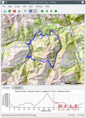 GPXSee(gpx文件查看和分析工具) v6.38  64位 官方英文安装版