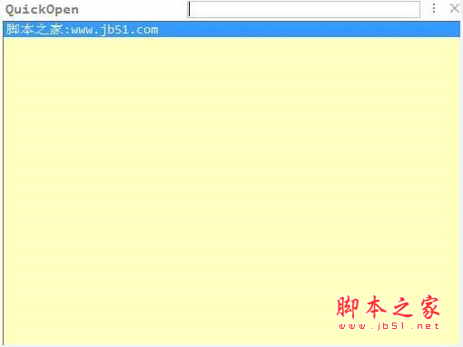 QuickOpen(网页搜索快速启动软件) V1.0 绿色免费版