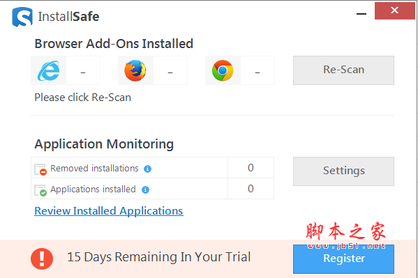 InstallSafe(浏览器管理软件) V2.5.1.2 官方英文安装版