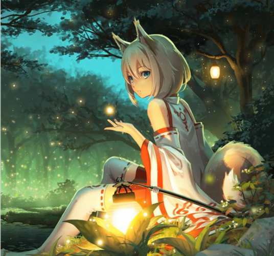 Wallpaper engine狐狸米克Miko fox动态壁纸 高清免费版