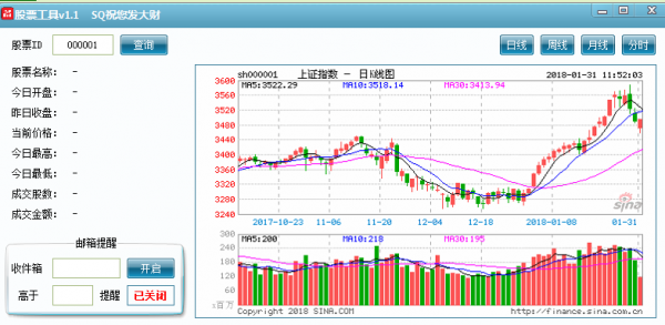 股票工具(股民资源搜索工具) v1.1 绿色版