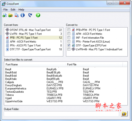 CrossFont(字体转换器) v7.4 官方英文安装版