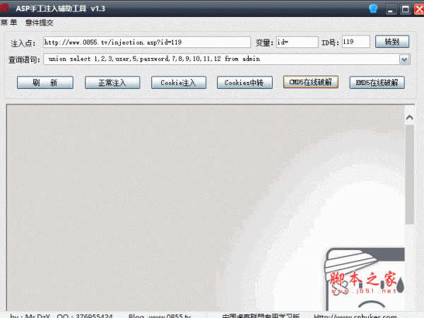 asp手工注入辅助工具 v1.3 绿色免费版