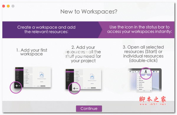 Workspaces for Mac(工作空间快速切换工具) v1.3 免激活特别版版
