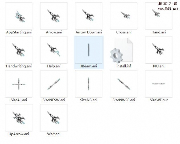 歼10鼠标指针主题包 免费高清版