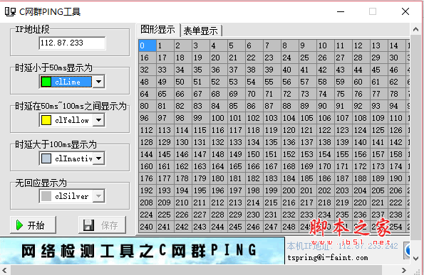 C网群PING工具(Cping网络检测) v1.0 绿色免费版