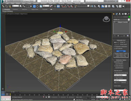 模型减面优化3DSMax+Maya插件 Mootools Polygon Cruncher v14.50 64位免费版